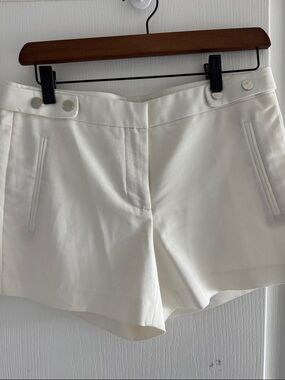 Zara White Women's Tailored Shorts